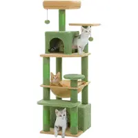 Hangzhou Xingtiancui Technology Development Co., Ltd PAWZ Road Kratzbaum Grosse Katzen Stabil, 184 cm Kaktus kratzbaum