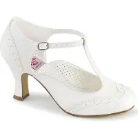 Pin Up Couture FLAPPER-26 Damen Pumps von , Weiß , EU 36, US 6
