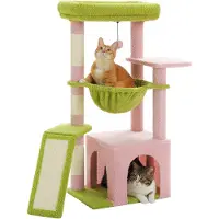 Hangzhou Xingtiancui Technology Development Co., Ltd PAWZ Road Kleiner Katzenbaum für Indoor-Katzen, 90 cm, Rosa