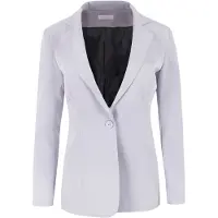 Makover Formelle Damenjacke Gwenelott K036 grau XL