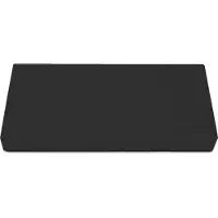 SuperKissen24. Hundebett Hundekissen Hundematratze Tierbett für Hunde - Wasserdicht, Waschbar - 80x40 cm - Schwarz