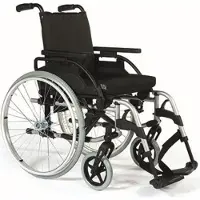 Sunrise Medical GmbH Rollstuhl Breezy Basix 2, Steckachse, TrBr, AOK, brillantsilber>>>>SB 38 cm