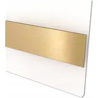 Skinder Electric Nachtlicht - Treppenbeleuchtung - 230V IP20 - Gold - Acrylglas - LED-Glühbirne G4 Neutralweiß 4000K im Set