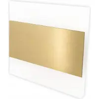 Skinder Electric Nachtlicht - Beleuchtung für Treppen - 230V IP20 - Gold - Acrylglas - Energieeffizient - LED-Glühbirne G4 Neutralweiß 4000K im Set