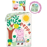 Halantex SP. z.o.o. Peppa Pig Bettbezug Appelboom 140 x 200 cm Baumwolle