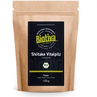 Biotiva Shiitake Pulver Bio 125 g