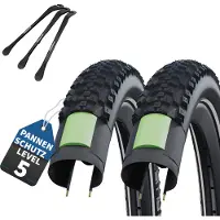 MSZweirad 2x Schwalbe Reifen Smart Sam Plus 29 x 2,10"(54-622) Draht Reflex + Reifenheber