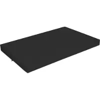 SuperKissen24. Hundebett Hundekissen Hundematratze Tierbett für Hunde - Wasserdicht, Waschbar - 120x80 cm - Schwarz
