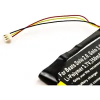 AGI Akku für Beats AEC353535 Li-Pol 3,7 Volt 350 mAh schwarz.
