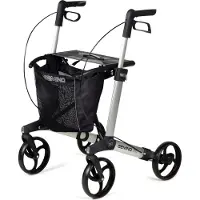 Sunrise Medical GmbH Gemino Rollator 30 Original Titanium Leichtgewicht-Rollator, faltbar, Topmodell, Größe:Standard (7100000)