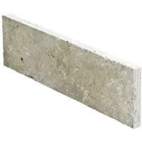 WOHNRAUSCH Randstein »Tosca Cream«, Rasenkante, LxBxH: 61 x 3 x 20 cm, Travertin, beige