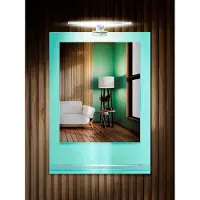 Zalena Ablagespiegel Cambrio TÜRKIS 50 x 70xm