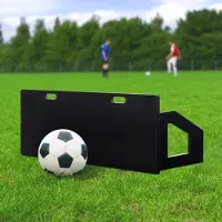 Laiham Fußball Rebound Board Klappbares Tragbares Prellwand Brett 100 x 40cm mit 2 Winkel-Rückprall Rebounder Wand-Rebound-Ausrüstung für Kinder und Erwachse