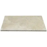 WOHNRAUSCH Wand- und Bodenfliese »Tosca Cream«, 0,74 m2, Römischer Verband, Travertin, beige, matt, getrommelt