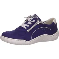 Waldlaufer Schnürhalbschuhe in blau, Gr. 5
