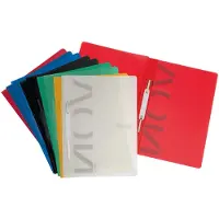 Leitz VON by Schnellhefter A4 Kunststoff 100 Blatt 10 Stück transparent, 31x23 cm