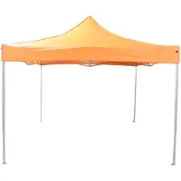 Vdd Partyzelt ORANGE 3m x 3m faltbar