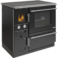 Wamsler wasserf. Küchenofen | K 148 F | 23 kW | Schwarz | rechts