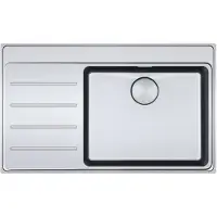 Franke Mythos Flächenbündig Edelstahlspüle MYX 211-86 A Druckknopf Edelstahl ab 60 cm 127.0642.000 - inkl.