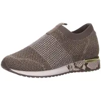 La strada Straßenslipper(Trott) Abs.b.25 mm in beige, Gr. 37