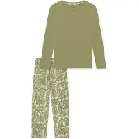 Schiesser Damen Pyjama Comfort EssentialsSchlafanzug, Pyjama Set, Nachtwäsche
