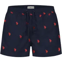 U.s. polo assn. . Herren Badeshorts mit Allover-Logo-Design