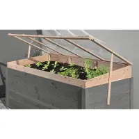 Konsta Frühbeetaufsatz für Hochbeet 209x109 cm douglasie