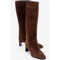 Forever & Always Taly Leder Blockabsatz Kniehoher Stiefel (Damen)