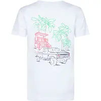Petrol Industries Shirt in Weiß/ Bunt | Gr.: 128