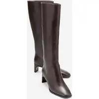 Forever & Always Taly Leder Blockabsatz Kniehoher Stiefel (Damen)
