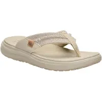 HeyDude Finn Flip Polyester Herren Tan Sandalen