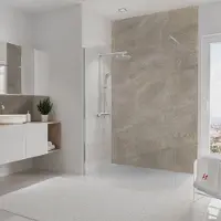 Schulte Duschrückwand DecoDesign ExpressPlus Sandstein-Braun 255 x 150 cm EP1901525 553