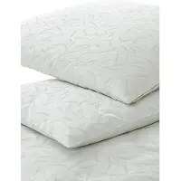 Elegante Mako-Satin-Bettwäsche-Garnitur Muriel Farbe pastellgrün Größe 140x200+70x90cm