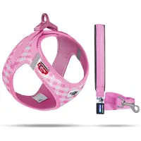 Curli Vest Harness Air-Mesh & Leash Puppy Set - XXXS - Hellrosa