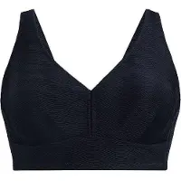 Anita Bustier-Bikini-Top SINCE 1886, Damen, Gr. L, N-Gr, schwarz, Microfaser, Obermaterial: 70% Polyamid, 30% Elasthan, Bikini-Oberteile Bustier-Bikini-Top, mit tiefem V-Ausschnitt