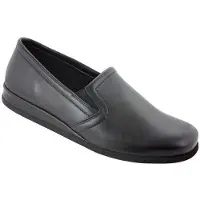 Rohde Hausschuh 6402 Viborg Black Herren-Schuhgröße 39