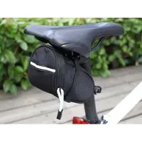 System-S Fahrrad Sattel Tasche Werkzeugtasche Schwarz