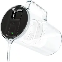 Wessper D2 BOROSILICATE futureflow Wasserfilterkanne 3 L Schwarz – mit AquaMax Filter