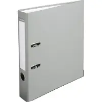 Exacompta 915416B 20x Ordner PP, mit 2 Ringen, Rückenbreite 50mm, 32x29cm für DIN A4 - Grau