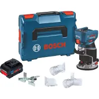 Bosch GKF 18V-8 Professional Akku Kantenfräse 18 V 8,0 mm Brushless + 1x ProCORE Akku 5,5 Ah + L-Boxx - ohne Ladegerät