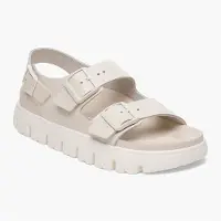 Birkenstock Damen Milano Doppelschnalle Chunky Sandalen Eggshell