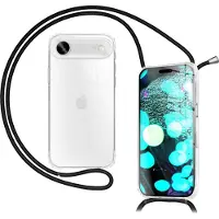 Nalia Cover "Hangit" - Klare Hülle mit Band zum Umhängen, 160cm Handy Kette - Wearable Phone Case