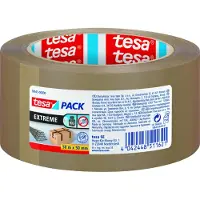 TESA tesapack ULTRA STRONG Paketklebeband - PVC Packband für festes Verpacken und sicheres Bündeln