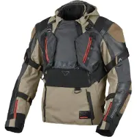 Macna Tryton Herren Leder-/Textiljacke Rindsleder schwarz, XL
