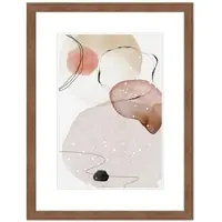 WANDStyle Bilderrahmen H320 aus Massivholz in Eiche-Optik 29,7 x 42 cm im Stil Klassisch