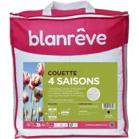 Blanreve Bettdecke – 140 x 200 cm – – 4 Jahreszeiten – 420 g/m² – Weiss