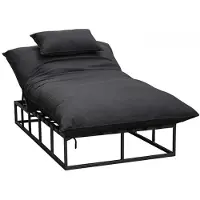 CLEMENTO Bona Loungeliege Hoch Aluminium/Sunbrella