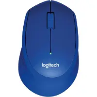 Logitech M330 SILENT PLUS, rechts, Optisch, RF Wireless, 1000 DPI, Blau