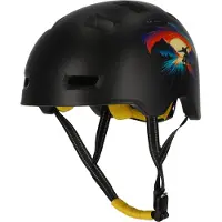 Crazy Safety Skater- und Fahrradhelm | Schwarzes Skaten | EN1078