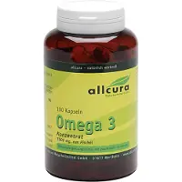 Allcura Omega-3 Konzentrat aus Fischöl 1000 mg Kapseln 100 St